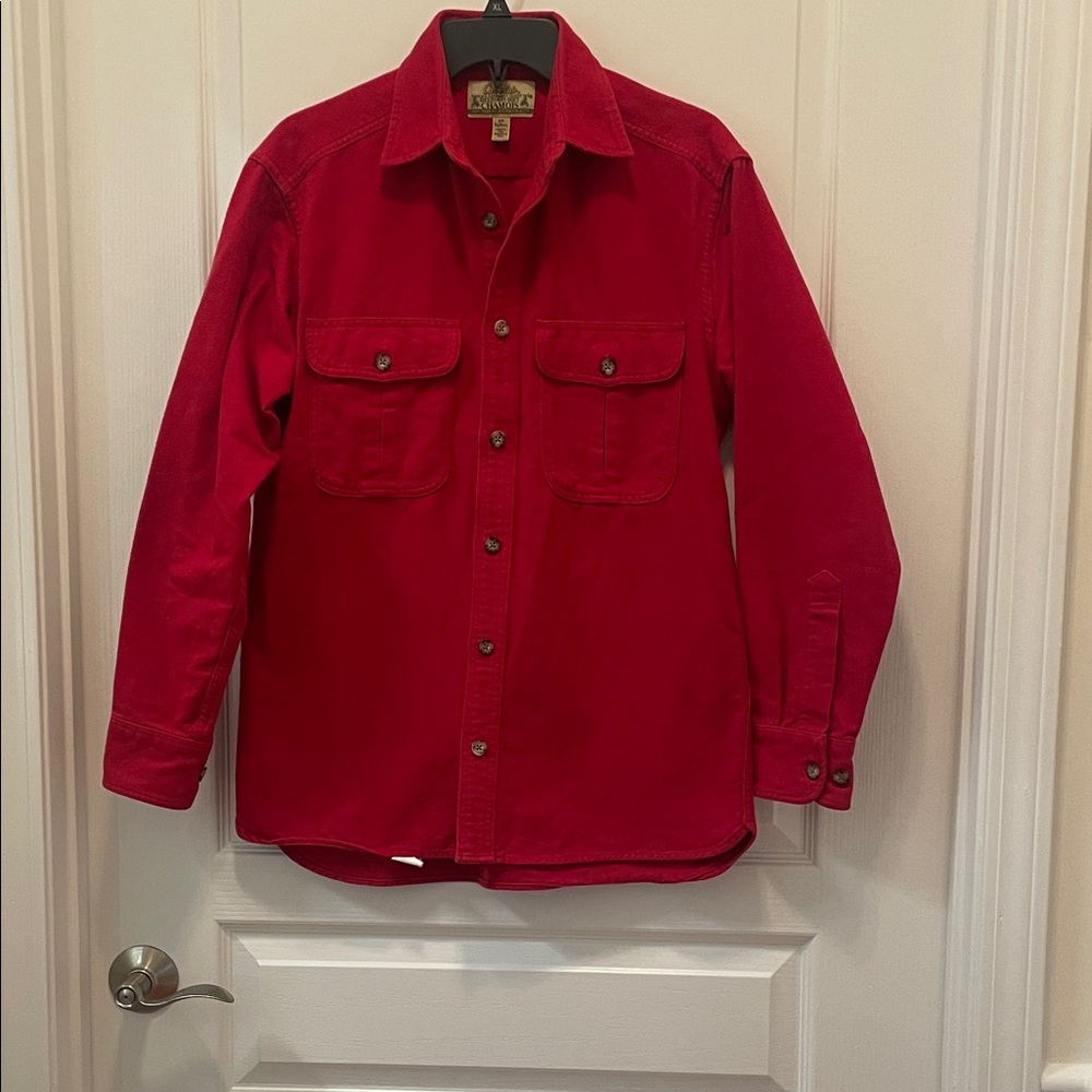 Cabela's‎ Men's Vibrant Red Shirt Jacket